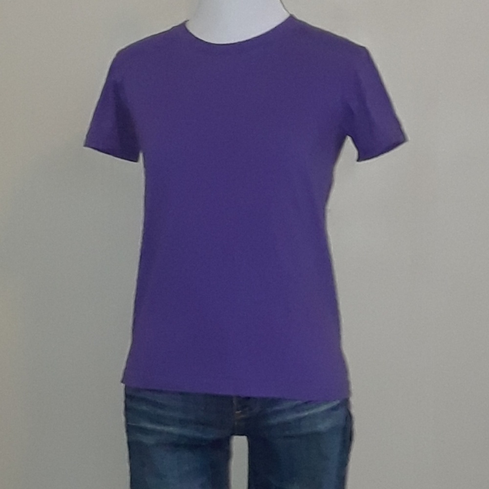American Apparel purple t-shirt